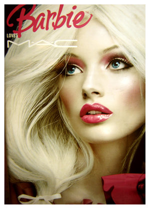 barbie mac makeup. model for Mac, for crying